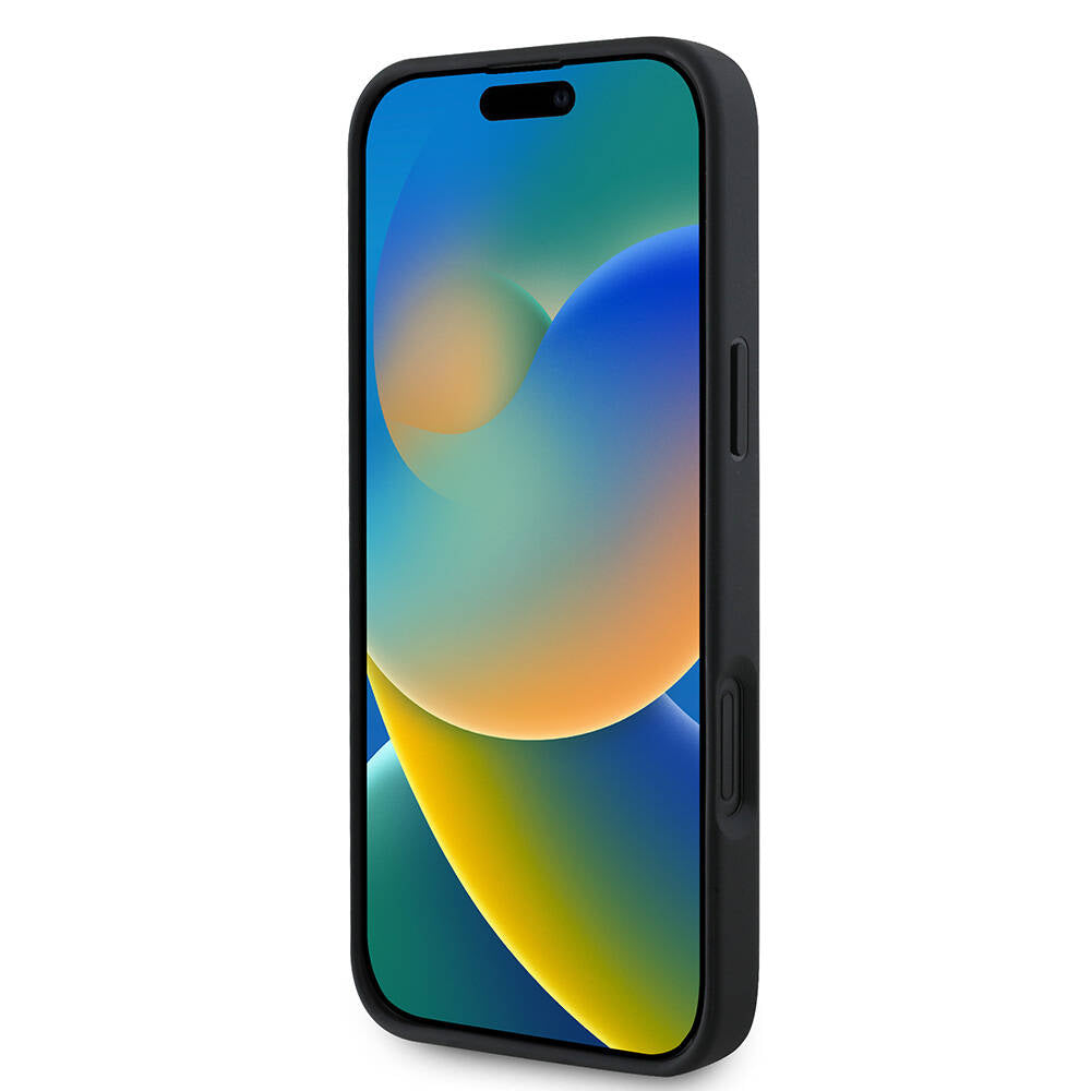 Guess iPhone 16 Plus Orjinal Lisanslı Magsafe Şarj Özellikli Yazı Logolu Saffiano Peony Telefon Kılıfı - 4 Guess iPhone 16 Plus Orjinal Lisanslı Magsafe Şarj Özellikli Yazı Logolu Saffiano Peony Telefon Kılıfı - 4